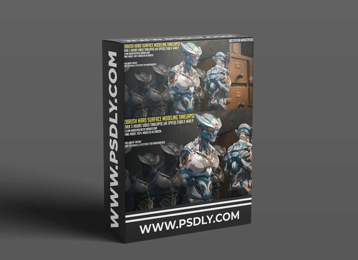 Artstation – ZBrush Hard Surface Modeling Timelapse