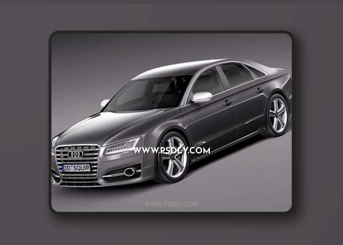 Audi S8 2014 3D ModelAudi S8 2014 3D Model