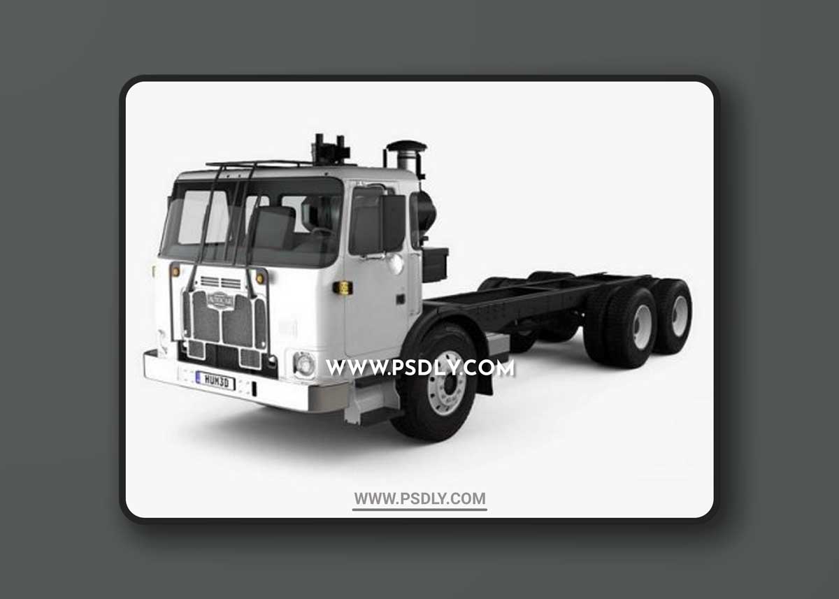 Autocar ACX Chassis Truck 2021 3D Model