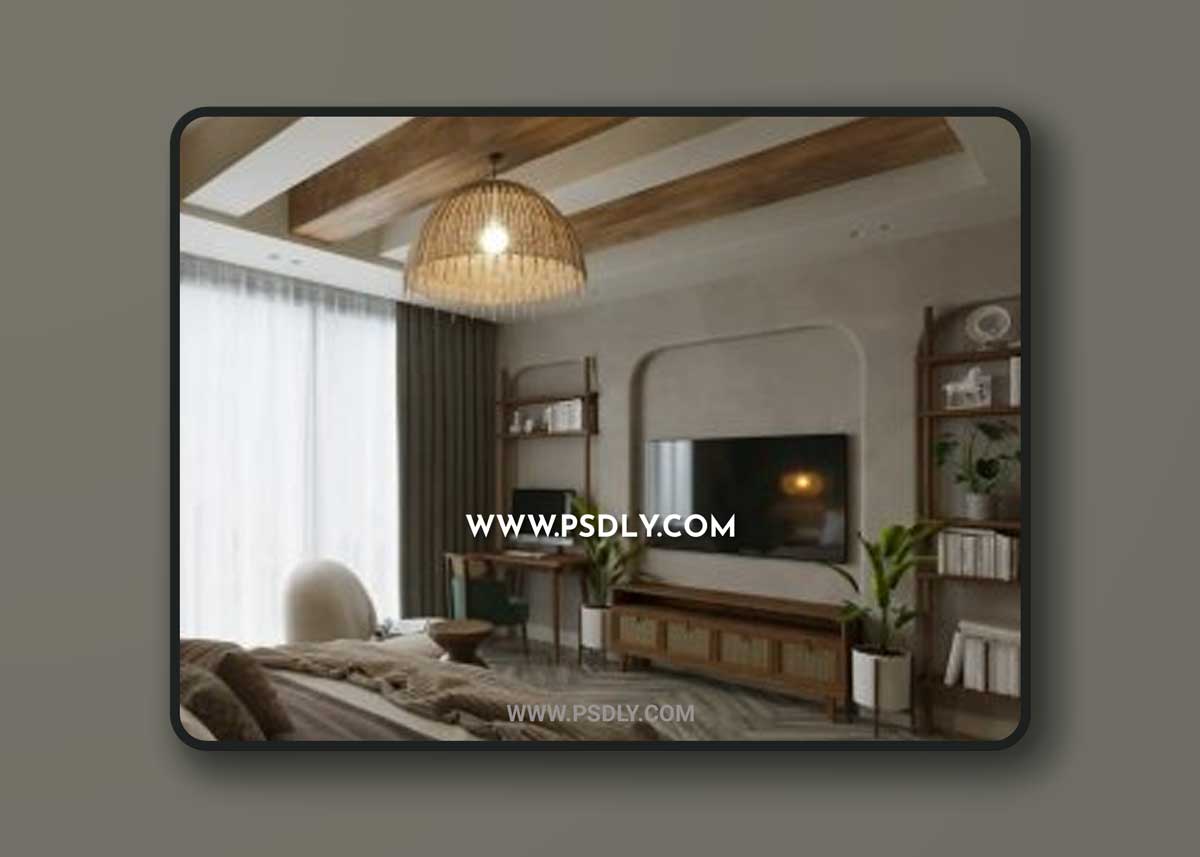 Bedroom 608 3D Model