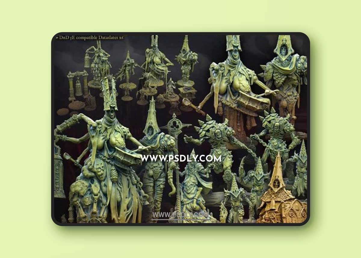 Bestiarum Miniatures 2021 March Release – 3D Print Model