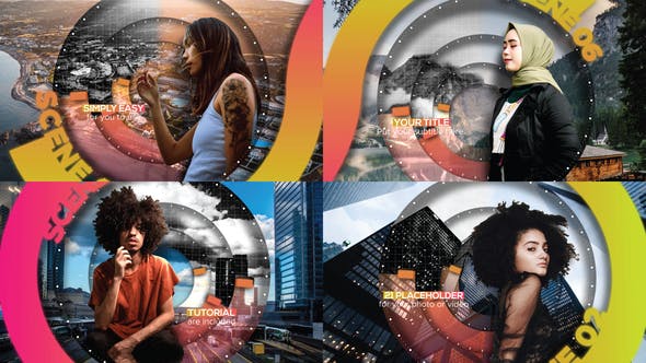 Videohive Colorful Circular Opener 30144662