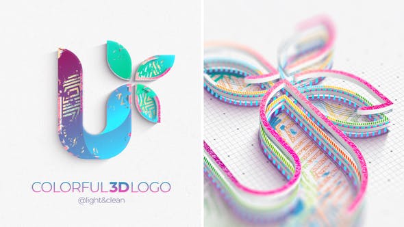 Videohive - Colorful 3D Logo Reveal - 33021950
