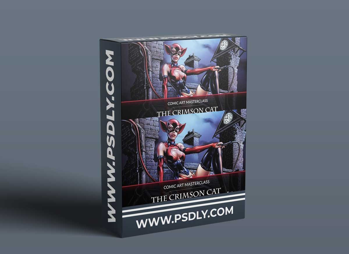 Comic Art Master Class: The Crimson Cat | Inking & Coloring Techniques for Digital Illustration