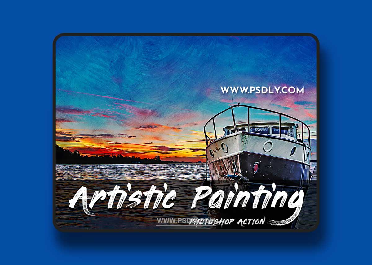 CreativeMarket - Artistic Painting Photoshop Action 4318557