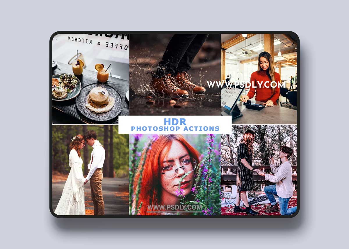 CreativeMarket - HDR Photoshop Actions 4454820