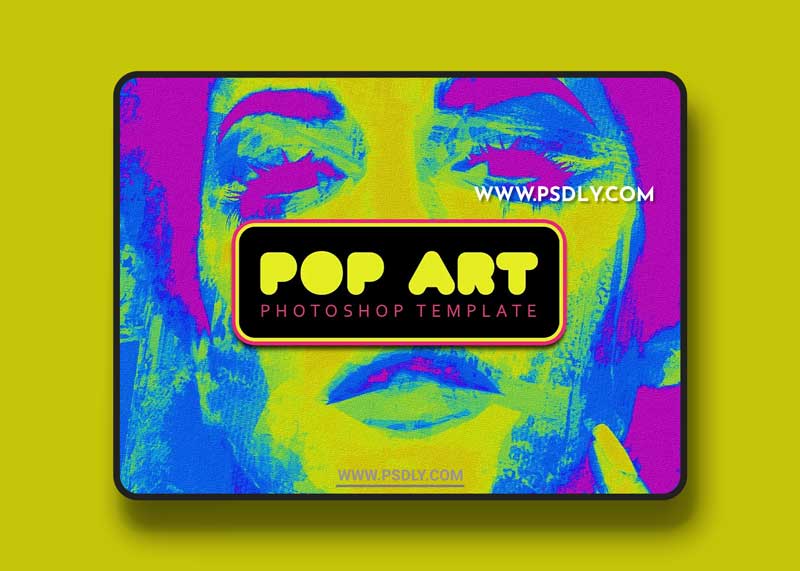 CreativeMarket - Pop Art Photoshop Template 5790110