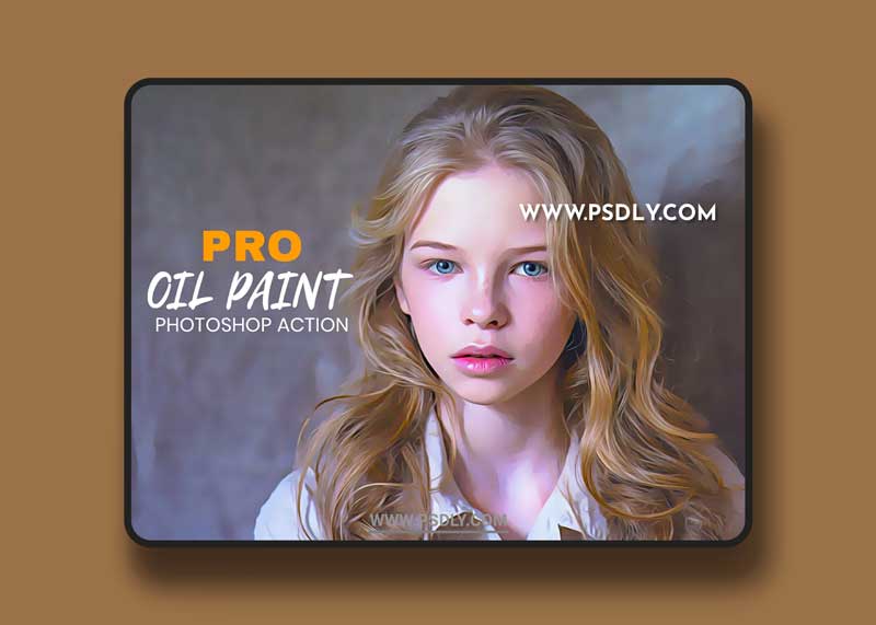 CreativeMarket - Pro Oil Paint Photoshop Action 4955896