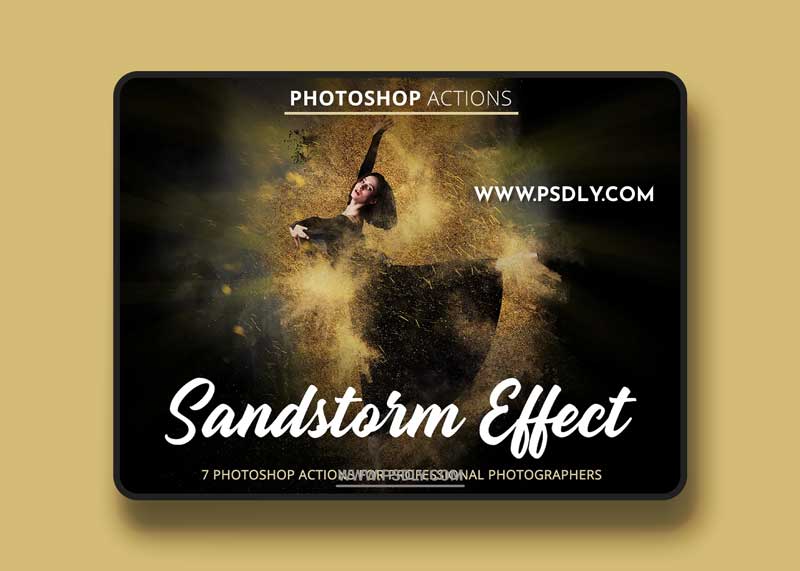 CreativeMarket - Sandstorm Effect Actions for Ps 4847951