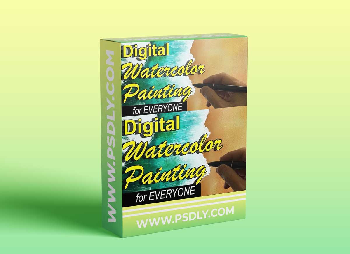 Digital Watercolor Painting: Learn to Paint A Beach Scene Using Rebelle 4