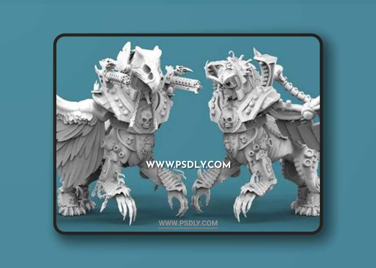 Egyptian Sphinxes 3D Models