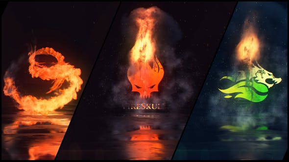 Videohive Fire Explosion Logo 33838092