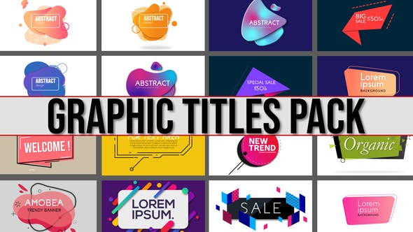 Videohive Graphics Title Pack 24229226