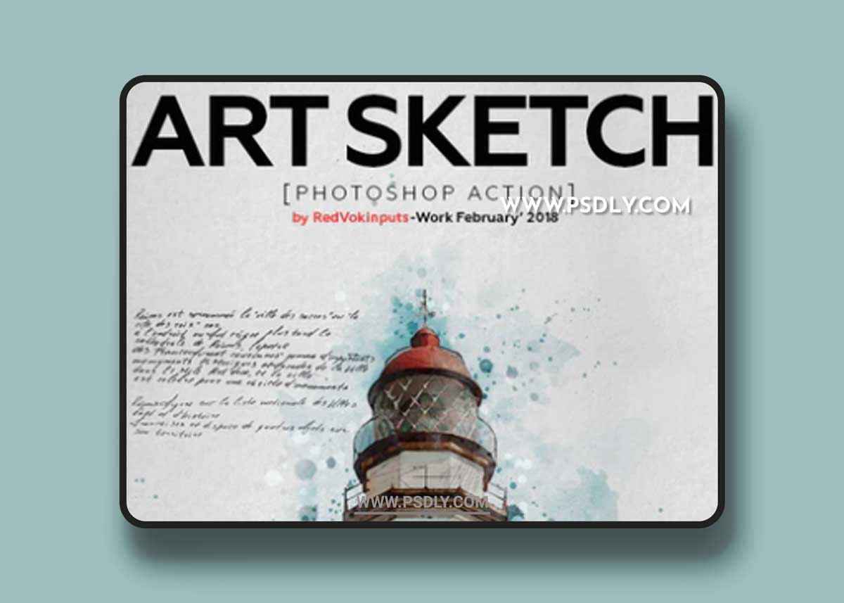 GraphicRiver - Art Sketch Photoshop Action 21363350
