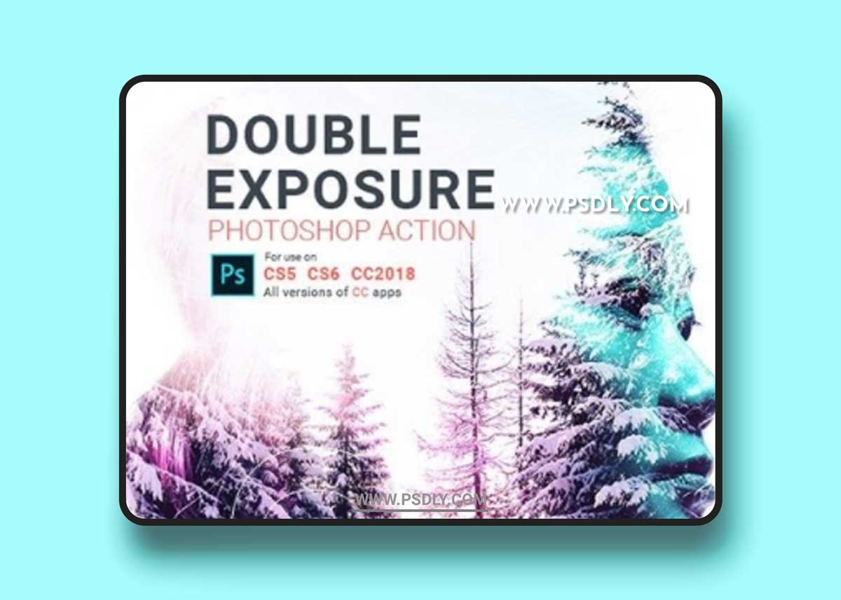 GraphicRiver - Double Exposure Photoshop Action 22430853