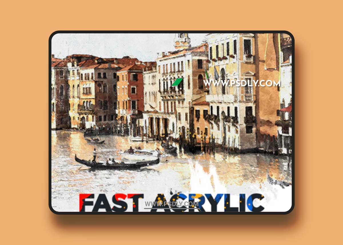 GraphicRiver - Fast Acrylic Sketch CS4+ Photoshop Action 22438094