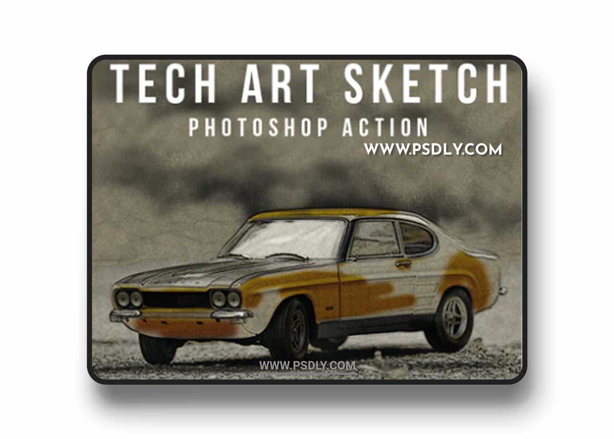 GraphicRiver - Tech Art Sketch Photoshop Action 22163515