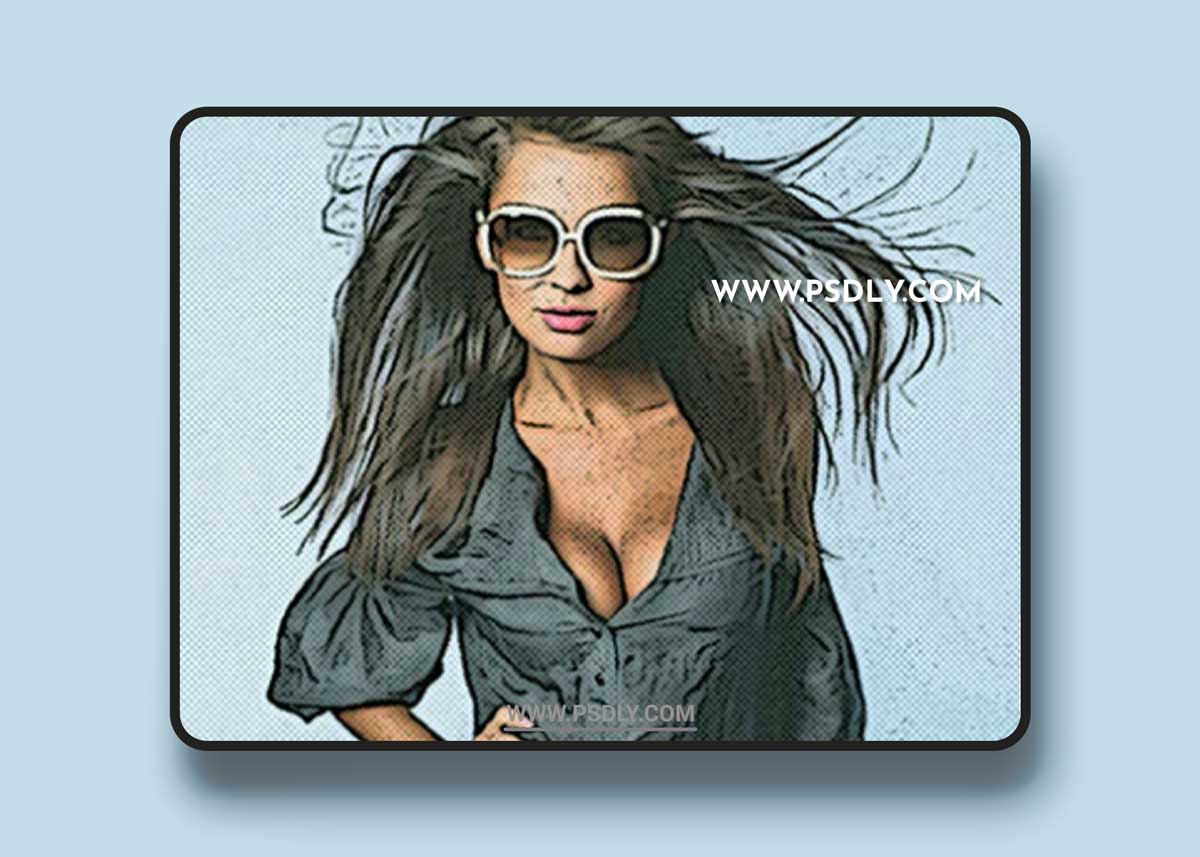 Graphicriver - Comic Poster Art Photoshop Action 21290590