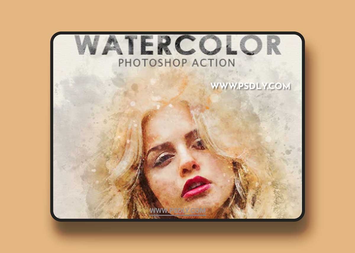 Graphicriver - WaterColor Photoshop Action 21308640a
