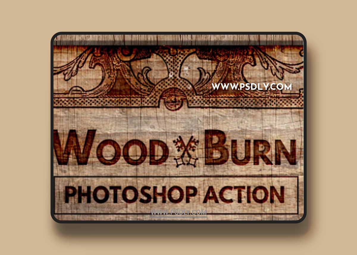 Graphicriver - Wood Burn Effect Photoshop Action 22089411