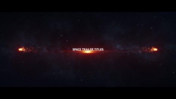Videohive Space Trailer Titles 12293934