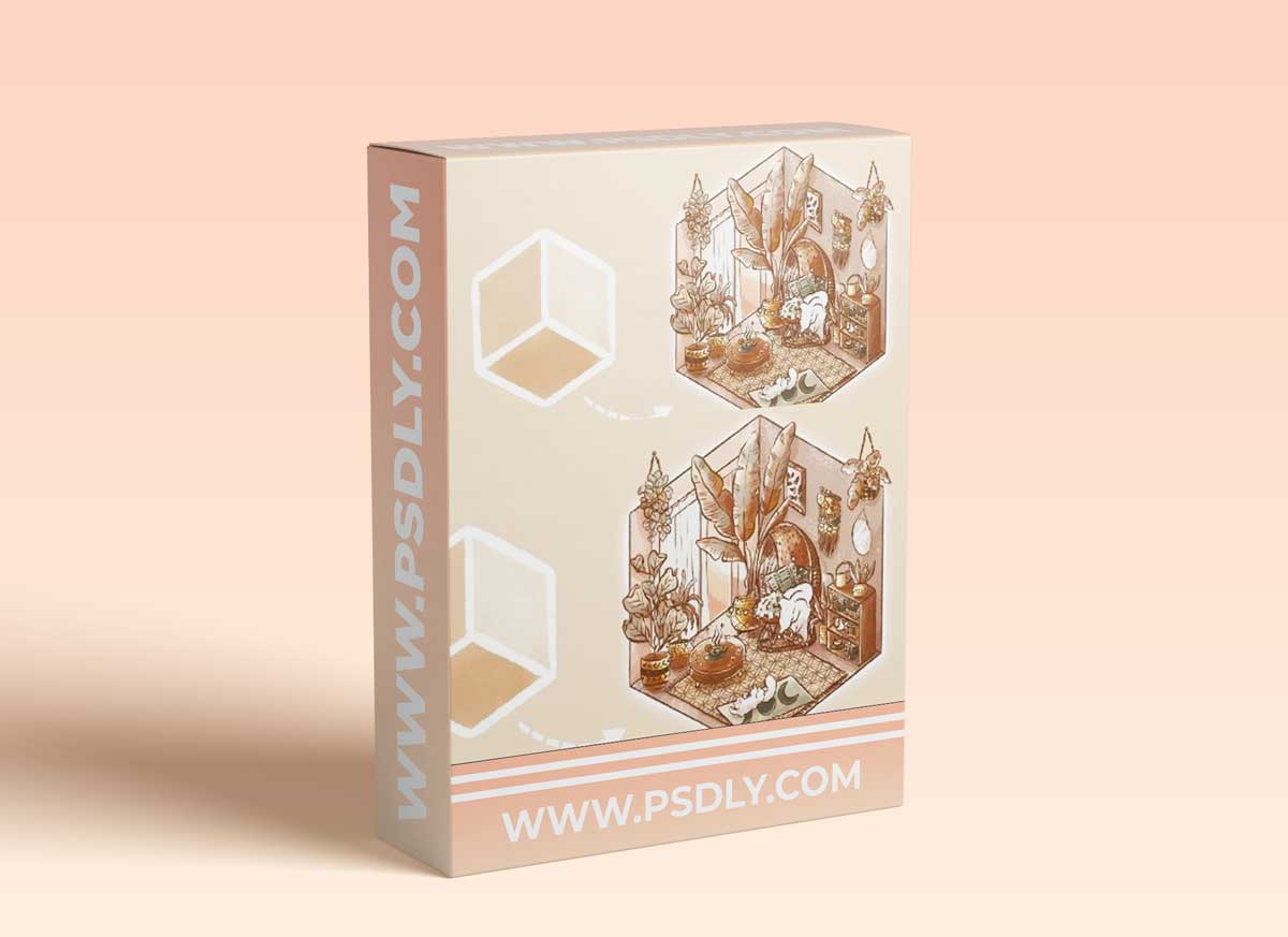 Isometric Illustration in Procreate: Design Your Dream Room