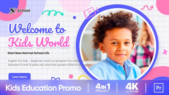 Videohive - Happy Kids Education Promo - 33588214