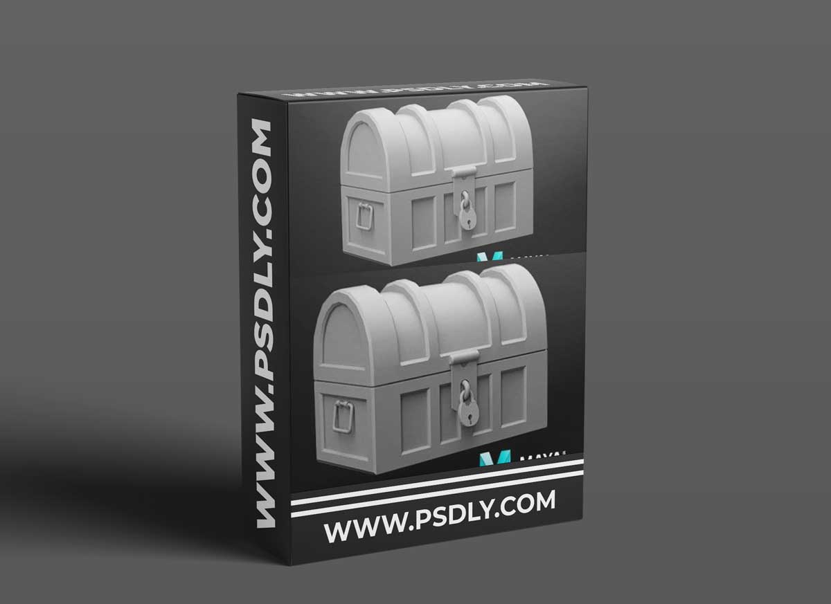 Maya For beginners - Model a Treasure Chest Step by step