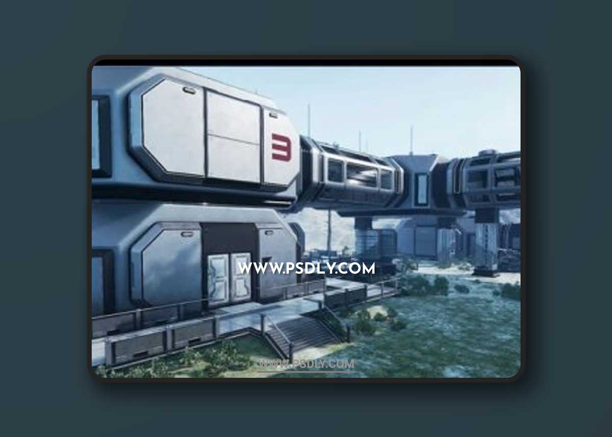 Modular SciFi: Polaris Colony 3D Models