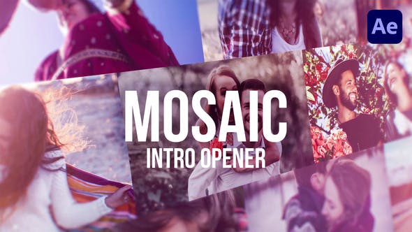 Videohive Mosaic Intro 33542813
