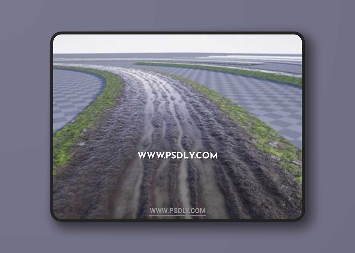 Muddy Roads Mat Pack 3D Models
