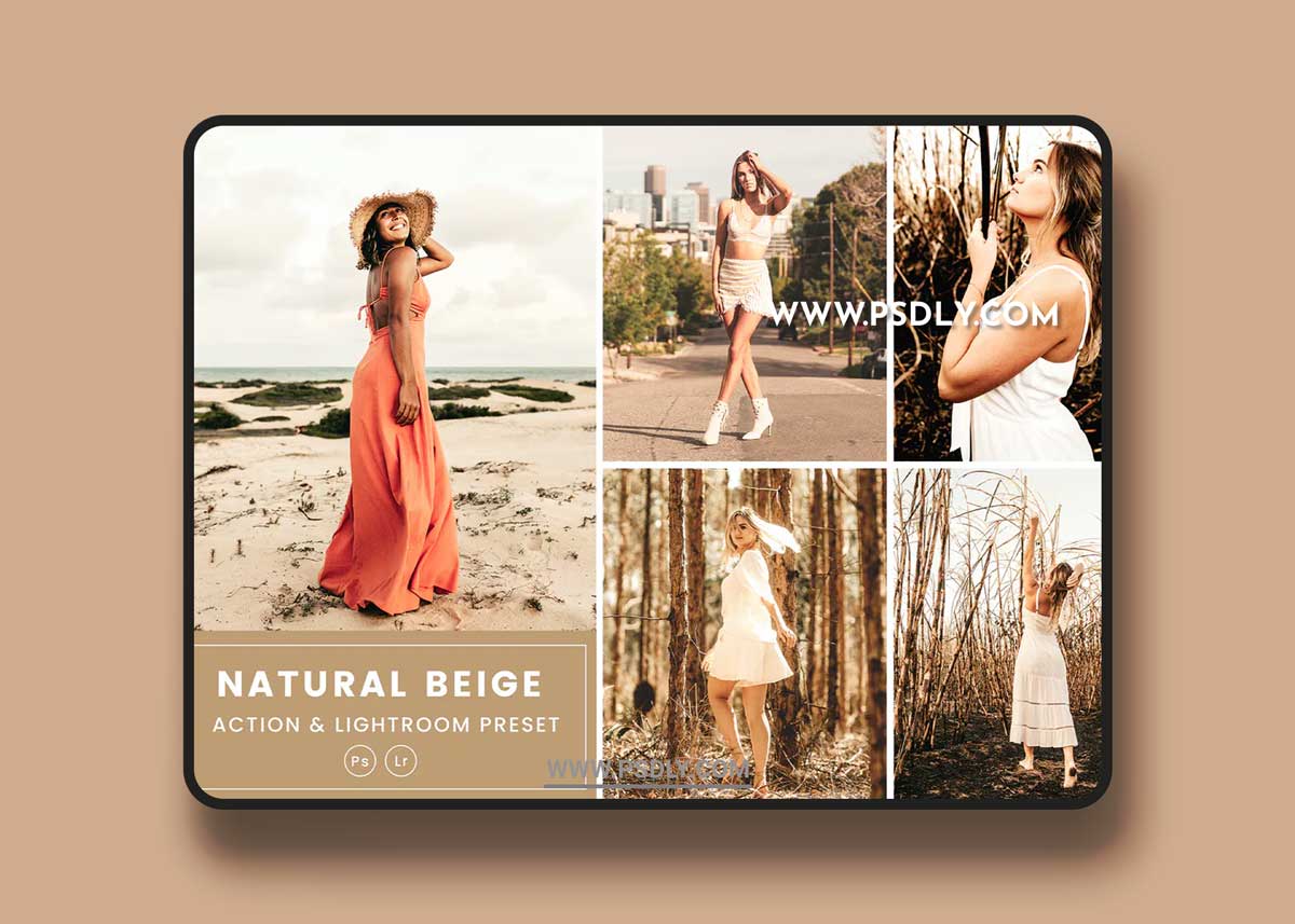 Natural Beige Action & Lightrom Presets