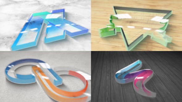 Videohive Perspex Plastic Logo Reveal 30757500