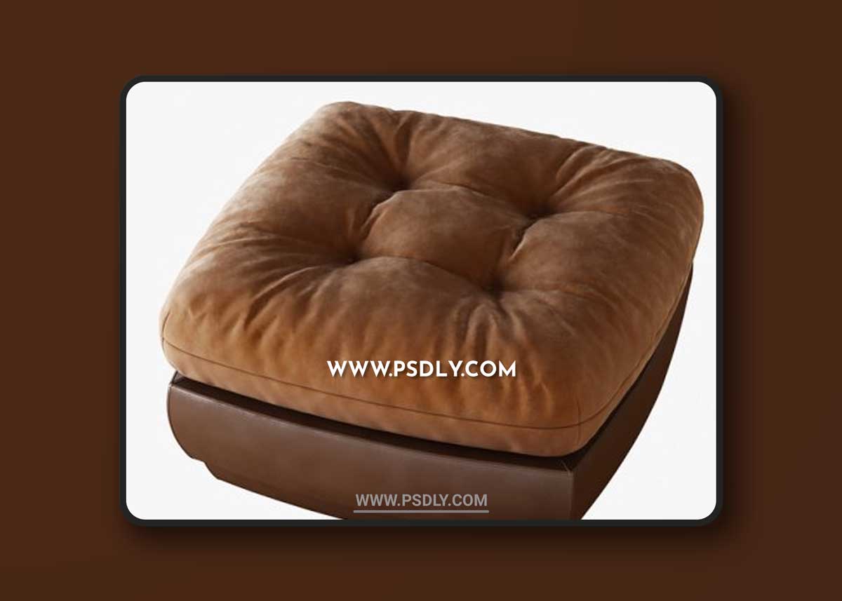 Pouf Malibu 3D Models