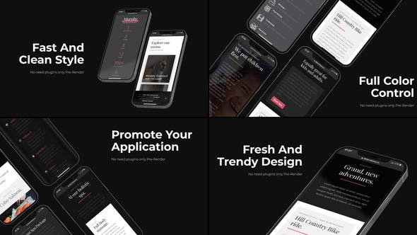 Videohive Black App Promo 33687134
