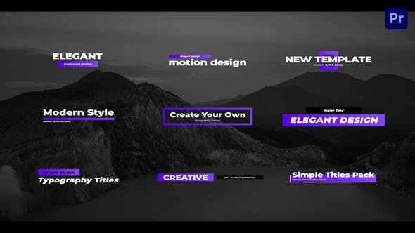 Videohive - Simple Creative Titles For Premiere Pro - 33640175