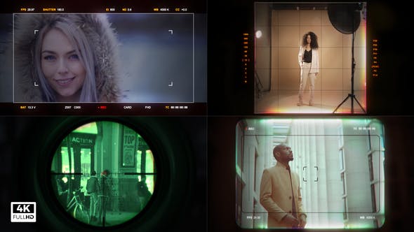 Videohive - HUD Camera Viewfinder & Scope - 28110426