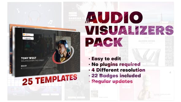 Videohive Audio Visualizers Pack 28006092