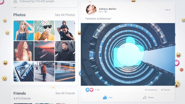 Videohive - Facebook Intro - Premiere Pro - 33617878