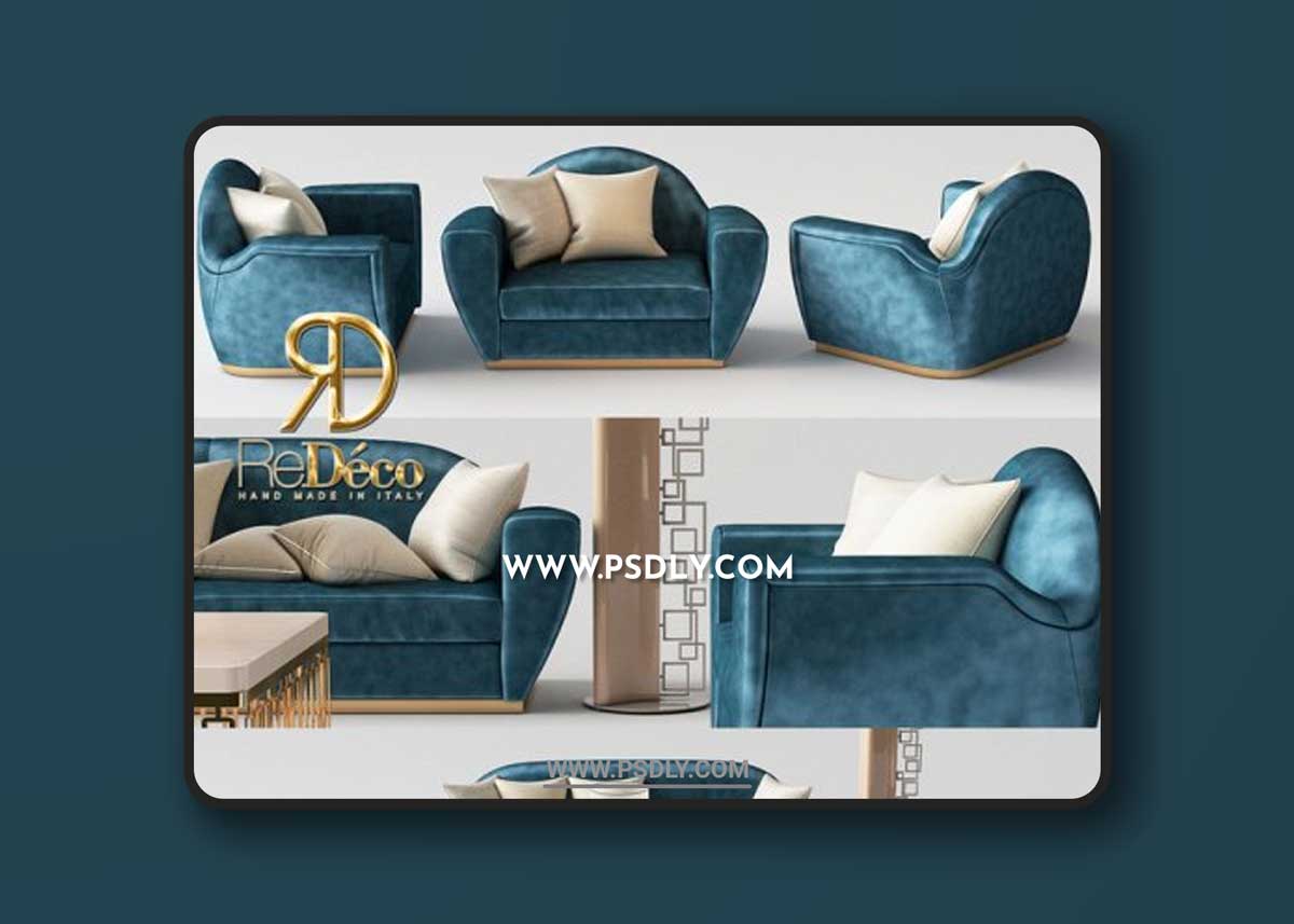 Redeco Collection 2017 Living Room 3D Models