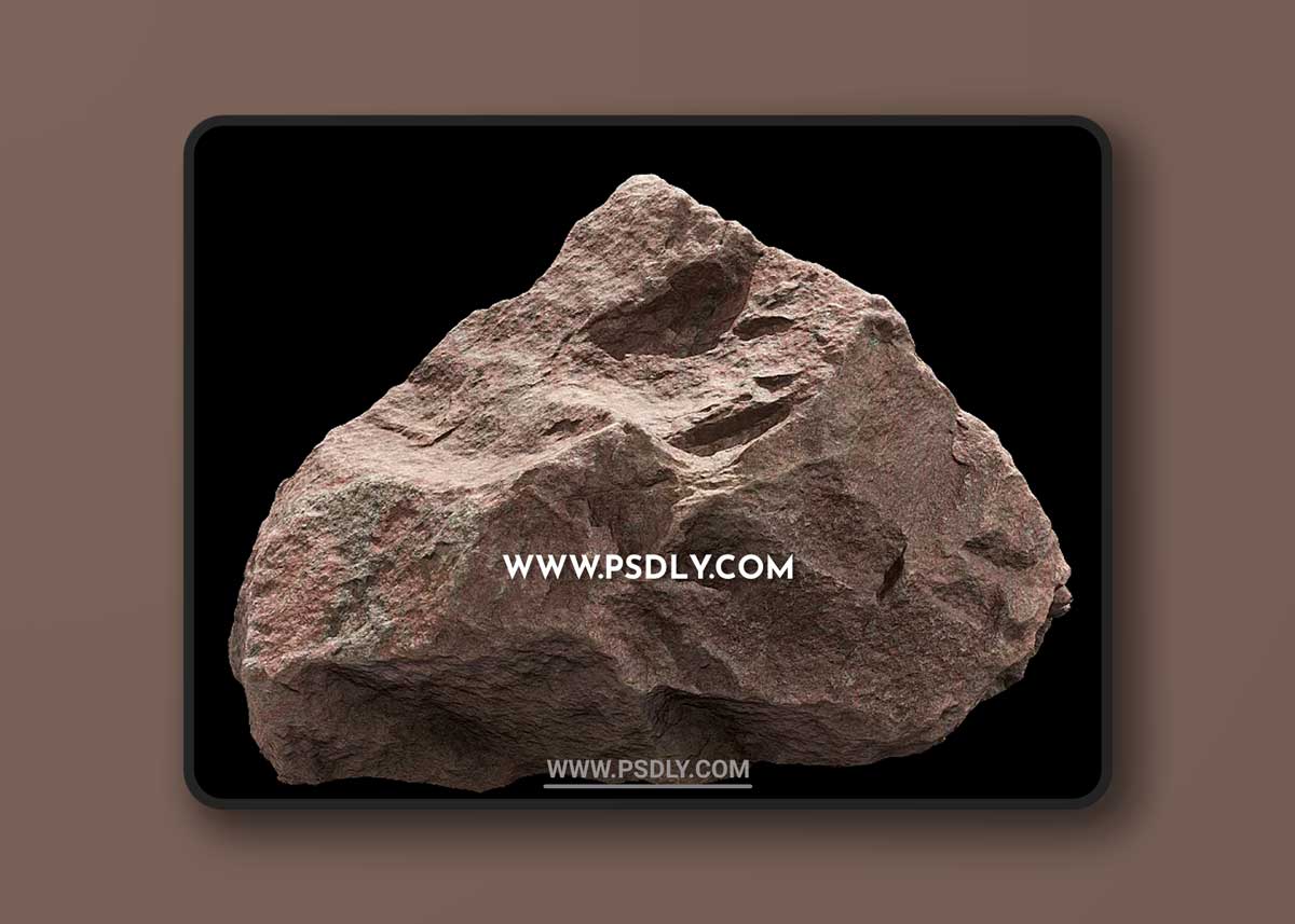 Rock Boulder Large 003