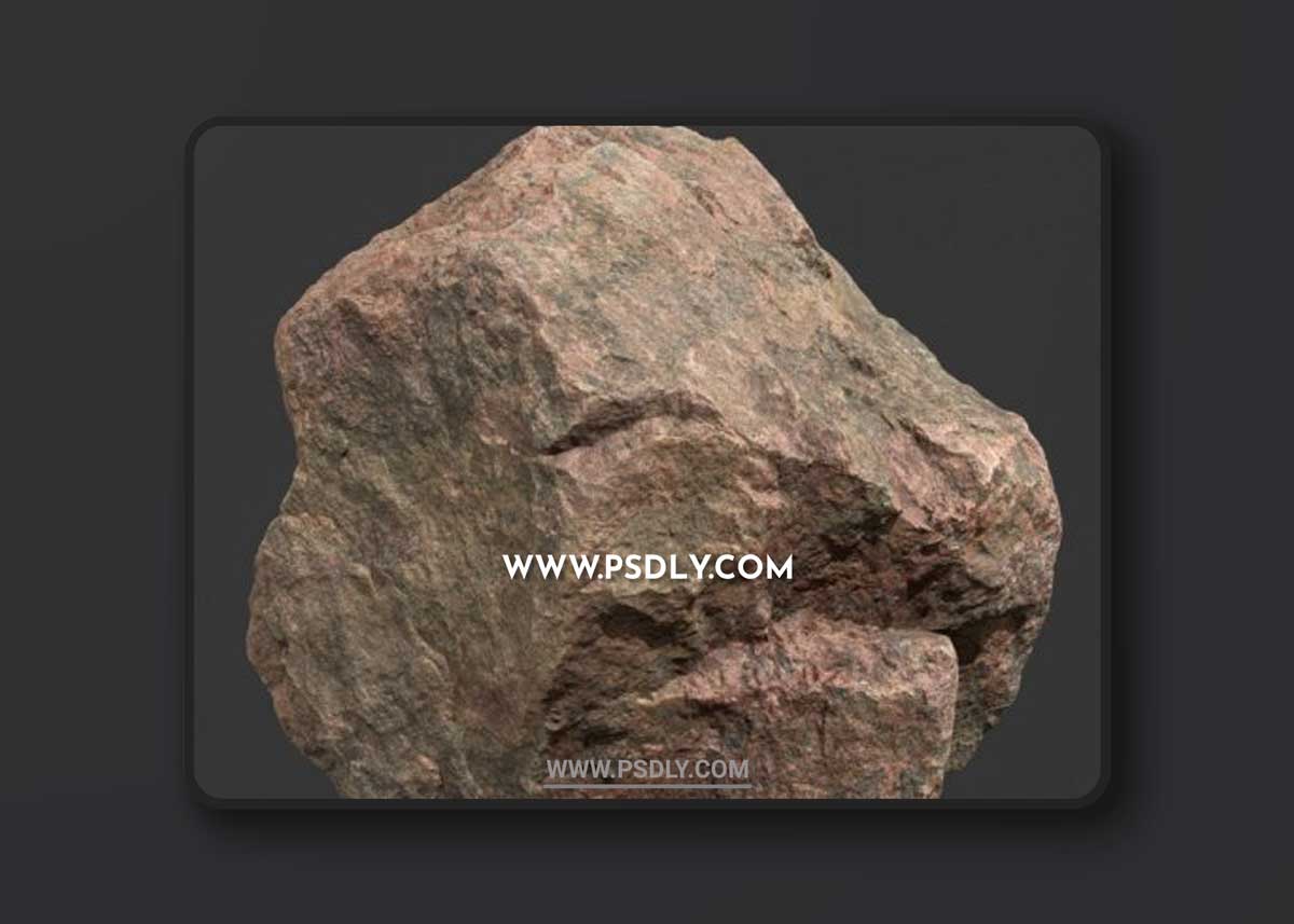 Rock Boulder Large 009 3D ModelsRock Boulder Large 009 3D Models