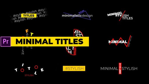 Videohive - Minimal Titles - 33619051