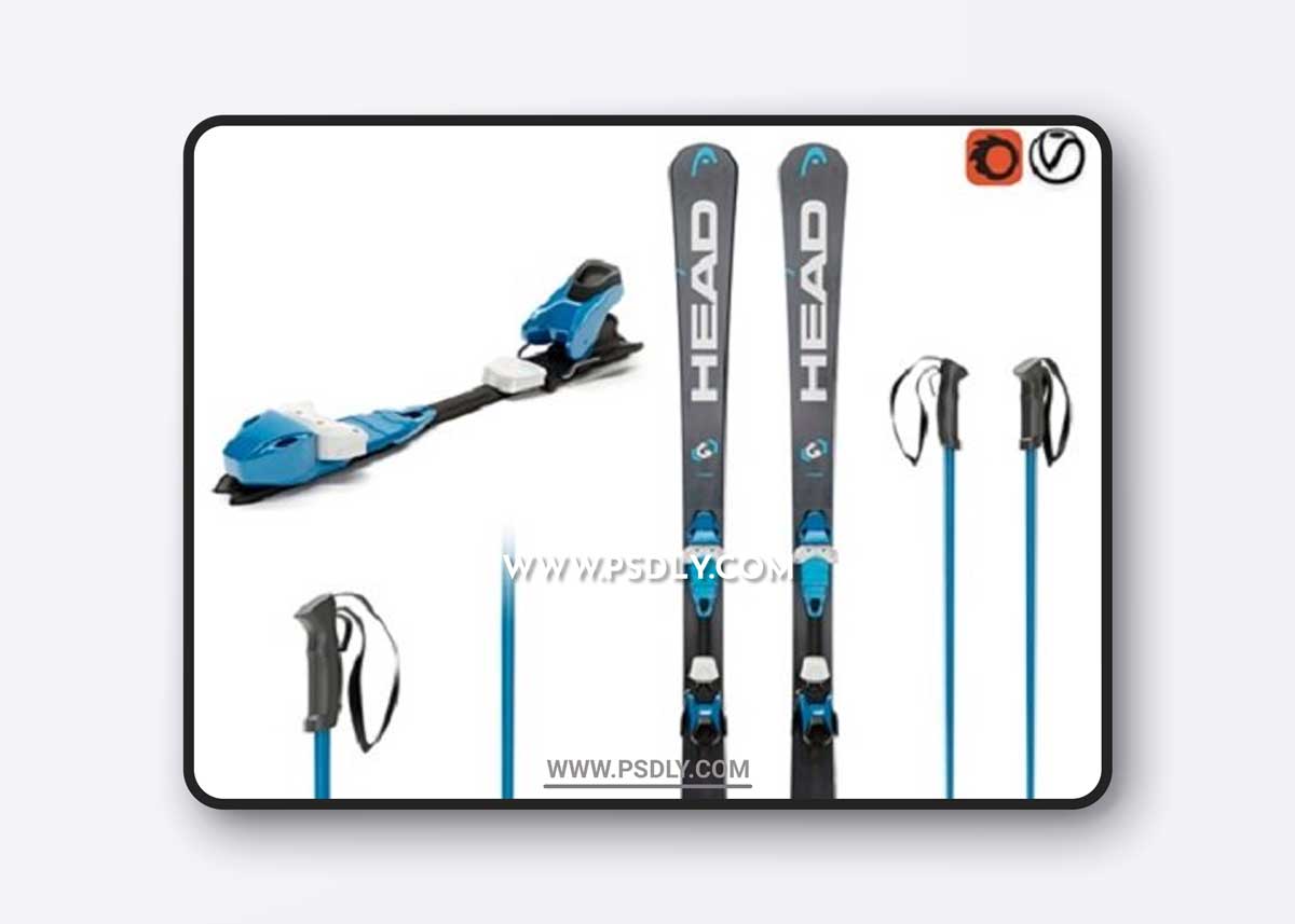 Ski HEAD 3D Models