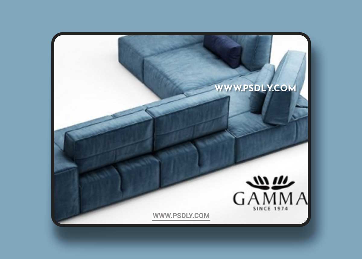 Sofa gamma soho sofa 3D Model