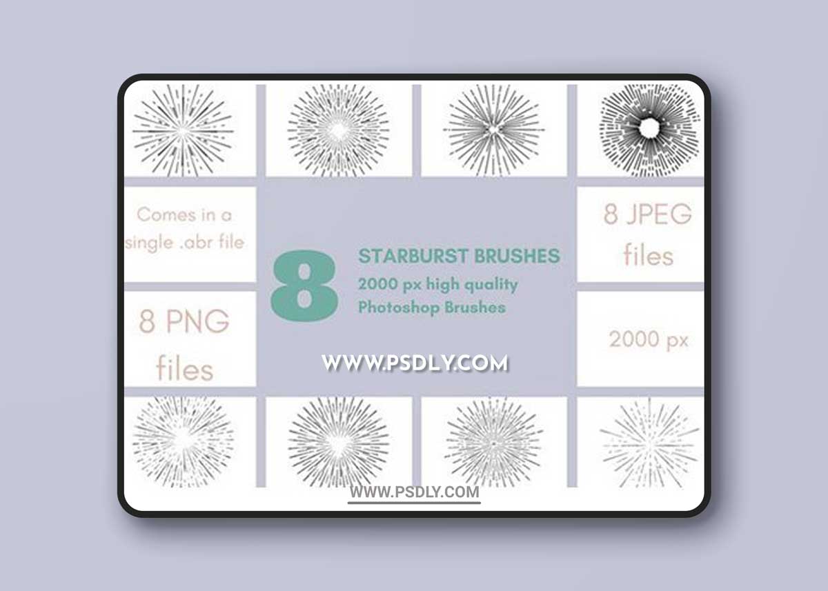 Starburst Photoshop Brushes