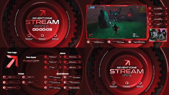 Videohive Streamer Pack 2 31071896