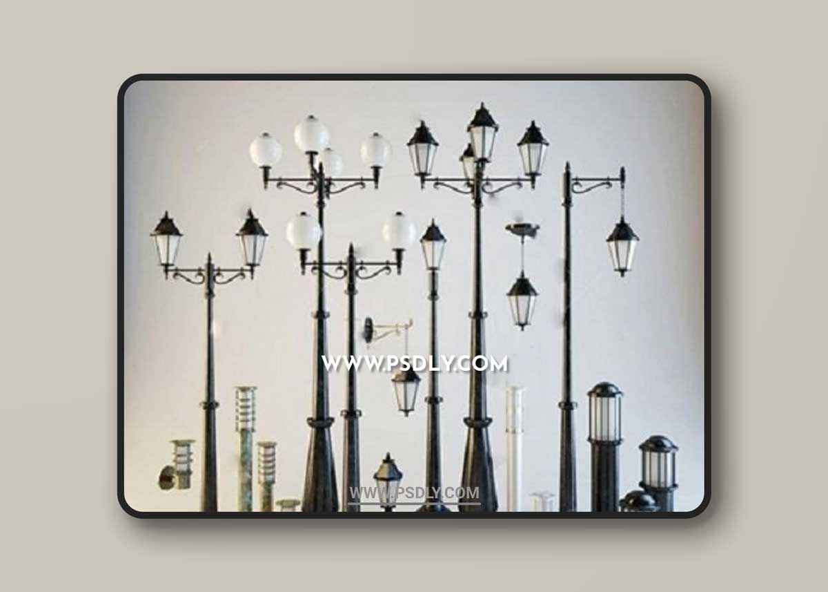 Street lights 3D Models