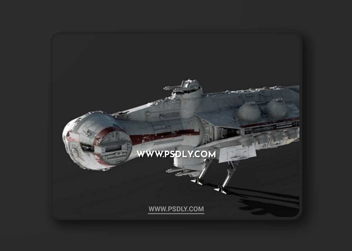 Tantive IV – Blockade Runner – Corellian Corvette 3D Models