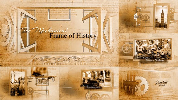 Videohive The Mechanical Frame of History 23741093